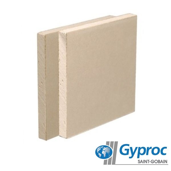 Product image for Gyproc Plasterboard Wallboard Square Edge - 2.4m x 1.2m x 12.5mm