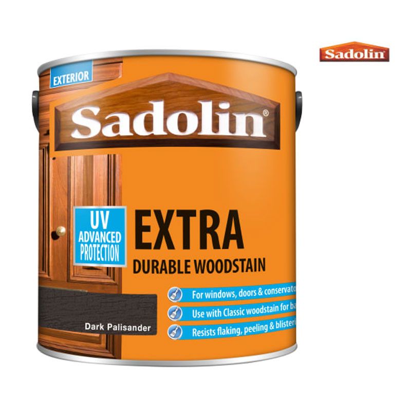 Product image for Sadolin Extra Durable Woodstain 2.5l - Dark Palisander