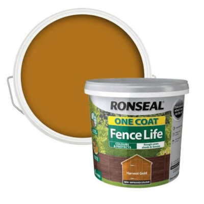 Product image for RONSEAL One Coat Fence Life Harvest Gold - 5l