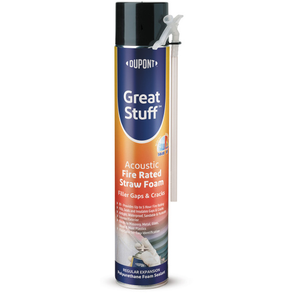 Product image for Geocel Dupont Great Stuff Pro Acoustic Fire Rated Straw Foam 750ml