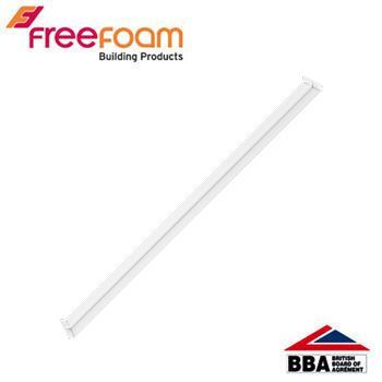 Image of uPVC Fascia Board Joiner (Double Ended Flat Profile) 600mm - White