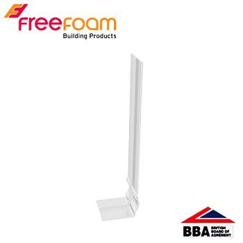 Image of uPVC Ogee Fascia Board Double Ended Joiner - 600mm White