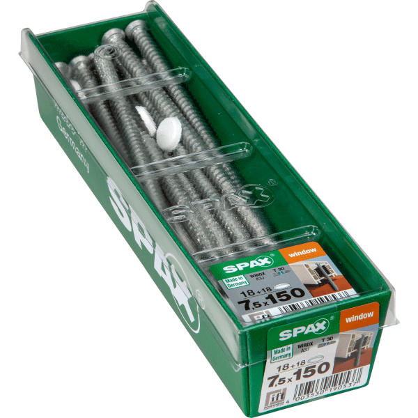 Product image for Spax Frame Anchor Screw - Full Thread - Wirox Coated 7.5 X 150mm