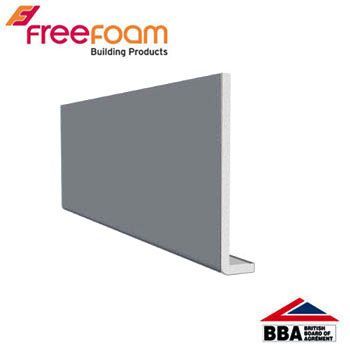 Product image for uPVC 200mm Fascia Board (10mm Cappit Square Edged) 5m - Storm Grey
