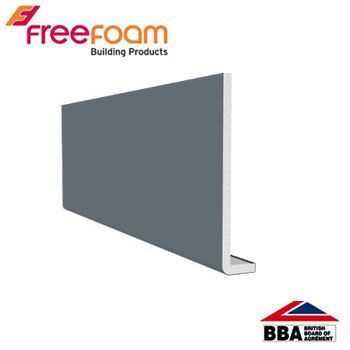 Product image for uPVC 200mm Fascia Board (10mm Cappit Square Edged) 5m - Dark Grey