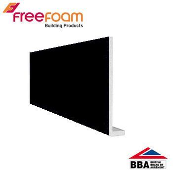 Product image for uPVC 175mm Fascia Board (10mm Cappit Square Edged) 5m - Black