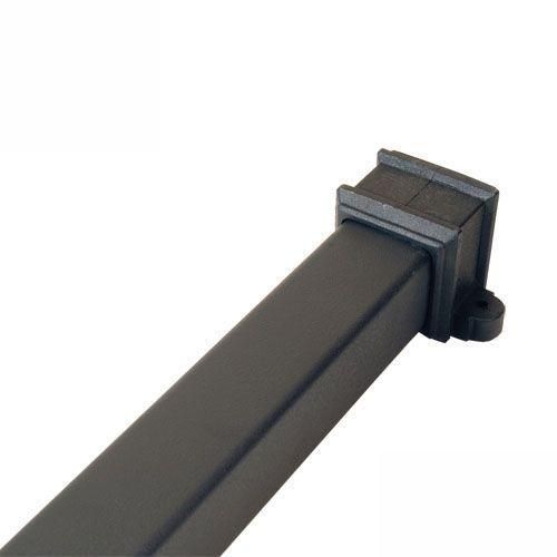 Product image for Cascade Cast Iron Style 65mm x 1.8m Socketed Pipe With Lugs - Black