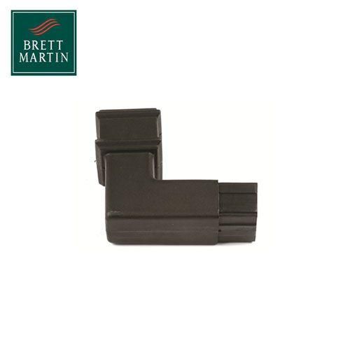 Product image for Cascade Cast Iron Style 65mm Plastic 135dg Spigot Bend - Black