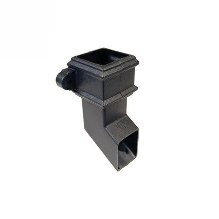 Product image for Cascade Cast Iron Style 65mm Plastic Shoe With Lugs - Black
