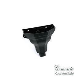 Product image for Cascade Cast Iron Style 65mm & 68mm Ogee Hopper Small (Black)