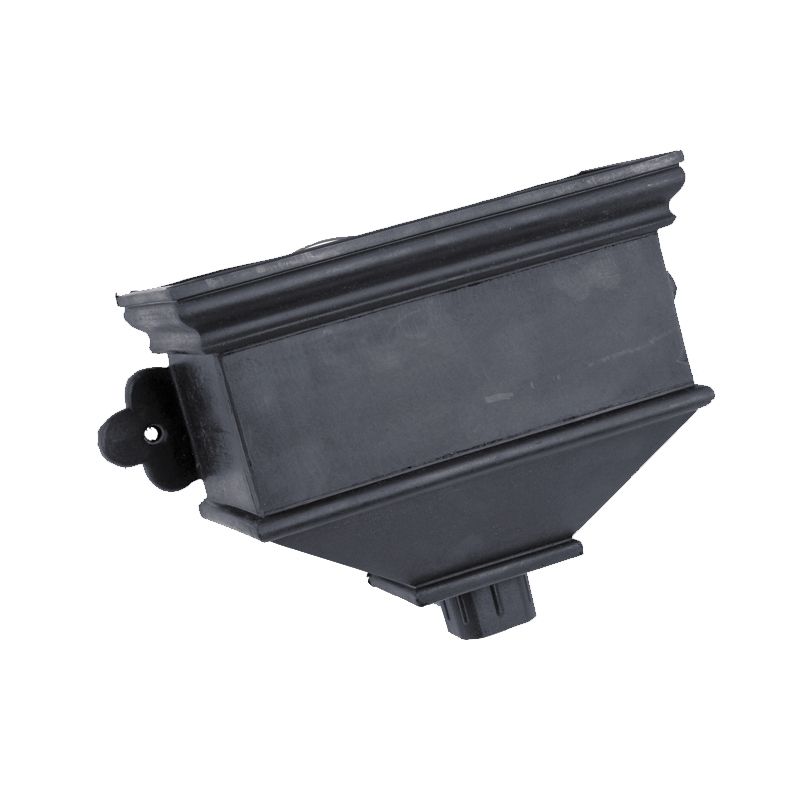 Product image for Cast Iron Style 65mm & 68mm Undated Small Hopper Head - Anthracite Grey