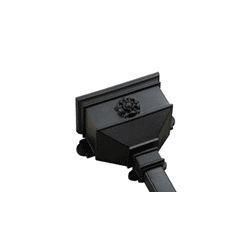 Product image for Cascade Cast Iron Style 65mm & 68mm Small Hopper With Tudor Rose Green