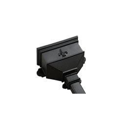 Product image for Cascade Cast Iron Style 65mm & 68mm Small Hopper Fleur De Lys (Black)