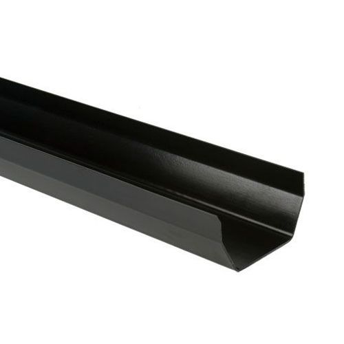 Product image for Brett Martin Plastic Guttering Square Style 2m Length 114mm - Black