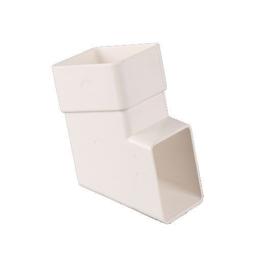 Product image for Brett Martin Plastic Guttering Square Downpipe Shoe 65mm - White