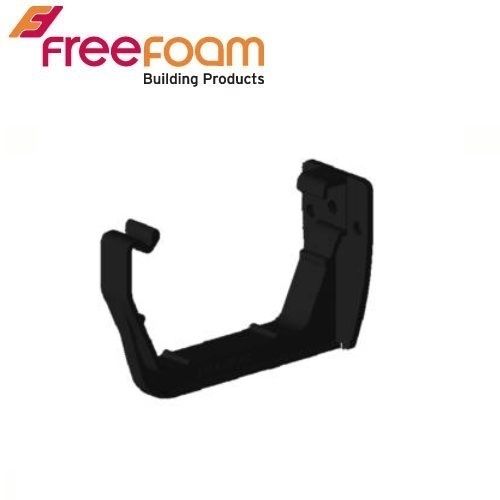 Product image for Freeflow Square Style Plastic Guttering Fascia Bracket - Black