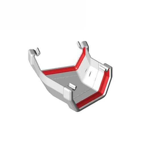 Product image for Freeflow 150 Degree Square Style Plastic Guttering Angle - White