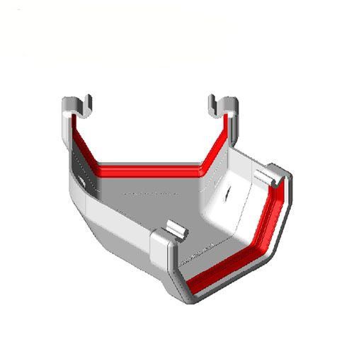 Product image for Freeflow 135 Degree Square Style Plastic Guttering Angle - White