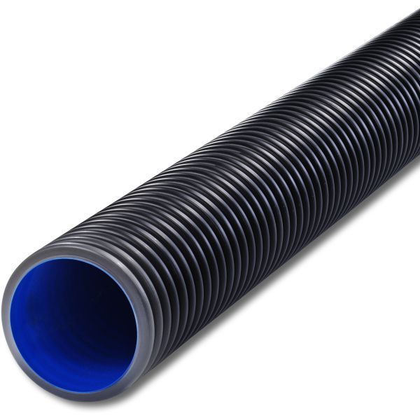 Product image for Ridgidrain Pipe PE Rd150x6pe/1 150mm X 6m