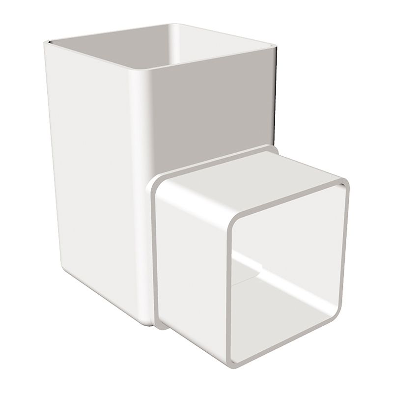Product image for Freeflow Square 90dg Offset Bend - Black