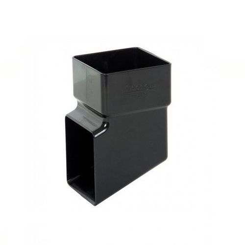 Product image for Freeflow Square Plastic Downpipe Shoe 65mm - Black