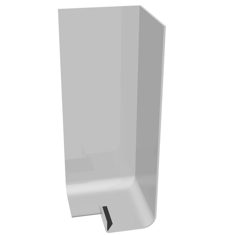 Product image for uPVC Fascia Board Corner (Square Edge) 300mm - White