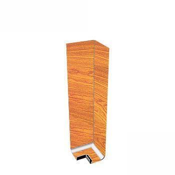 Product image for uPVC Fascia Board Corner (Square Edge) 300mm - Irish Oak Woodgrain