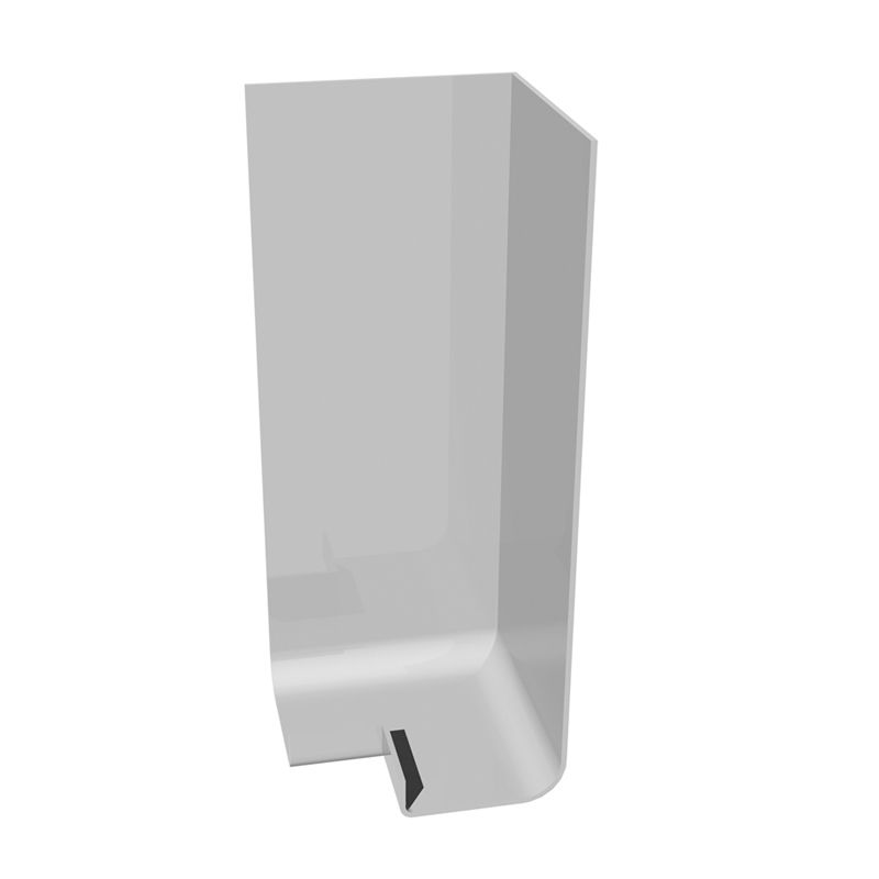 Product image for uPVC Fascia Board Corner (Square Edge) 600mm - White