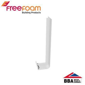 Product image for uPVC Fascia Board Joiner (Square Edge) 300mm - White