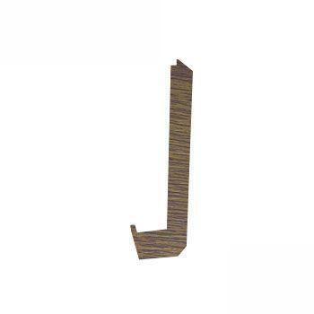 Product image for uPVC Fascia Board Joiner (Square Edge) 600mm - Light Oak
