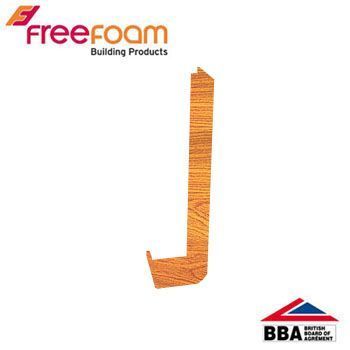 Product image for uPVC Fascia Board Joiner (Square Edge) 600mm - Irish Oak