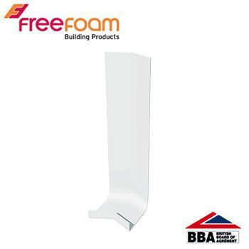 Image of uPVC Fascia Board External Corner (Square Edged) 135dg - 300mm White
