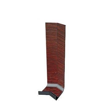 Product image for uPVC Fascia Board External Corner (Square Edged) 135d - 300mm Rosewood