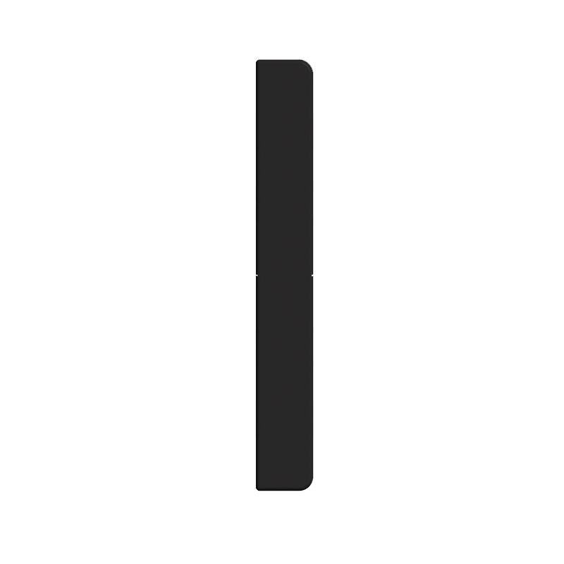 Product image for uPVC Fascia Board End Cap (Square Edged) - 300mm Black
