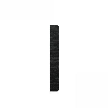 Product image for uPVC Fascia Board End Cap (Square Edged) - 300mm Black Ash