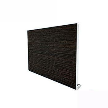 Product image for uPVC 225mm Replacement Fascia Board (18mm Square Edge) 5m - Black Ash