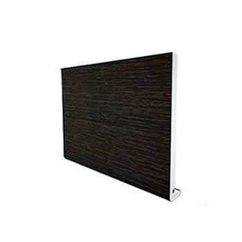 Product image for uPVC 250mm Replacement Fascia Board (18mm Square Edge) 5m - Black Ash