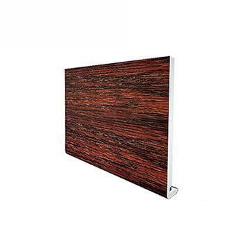 Product image for uPVC 200mm Replacement Fascia Board (18mm Square Edge) 5m - Mahogany