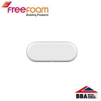 Product image for uPVC Fascia Board End Cap (Bullnose) - 100mm White