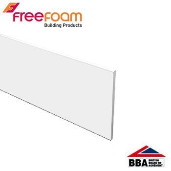 Product image for uPVC 100mm Flat Fascia Board (16mm)  5m - White