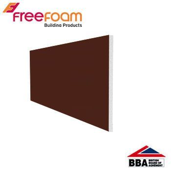 Product image for uPVC 200mm Soffit Board (10mm General Purpose) 5m - Leather Brown