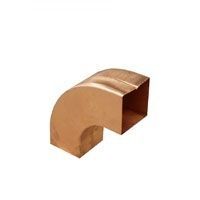 Image of Metal Gutta Copper Square 80x80mm Downpipe 85dg Bend