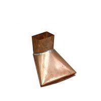 Product image for Metal Gutta Copper 80x80mm Square Downpipe Rainwater Dispenser