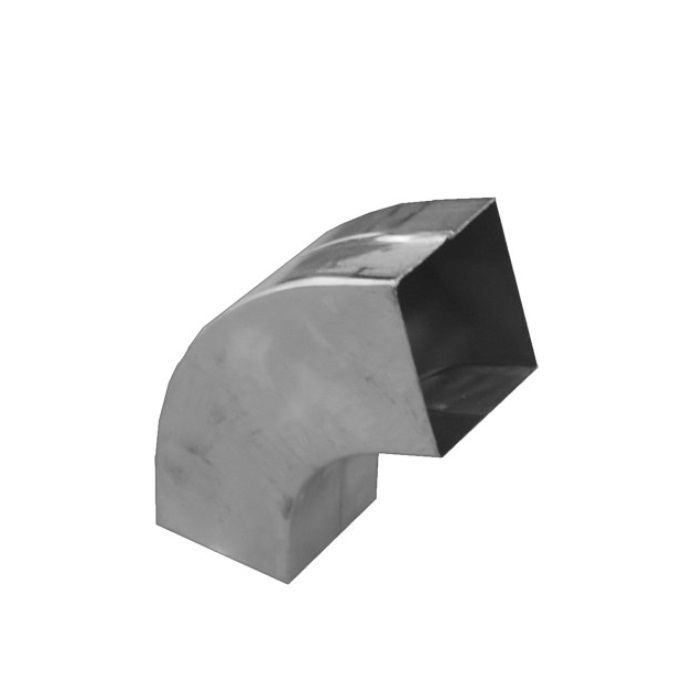 Product image for Metal Gutta Zinc 80x80mm Square Bend - 72dg