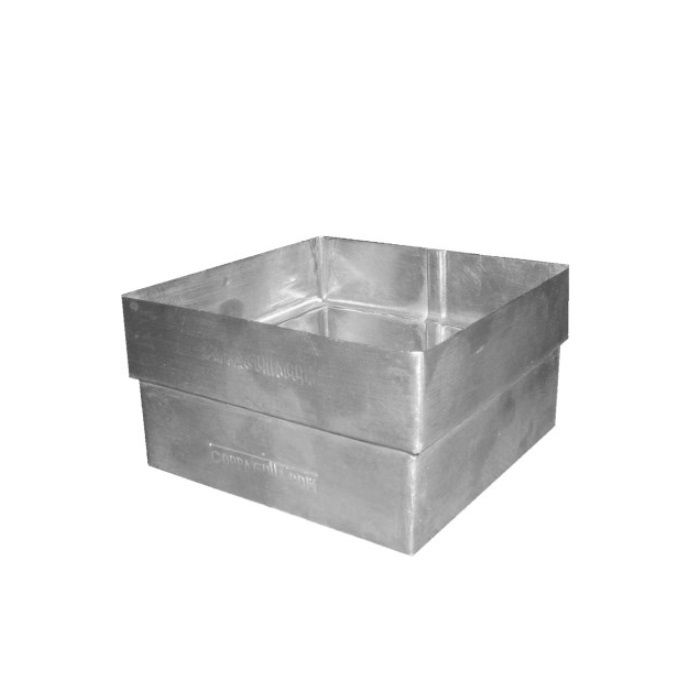 Product image for Metal Gutta Zinc 80x80mm Square Downpipe Connector