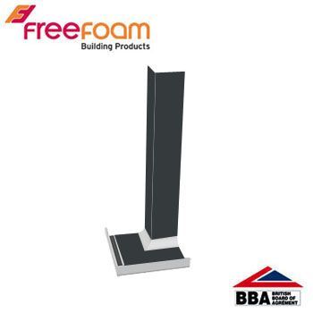 Product image for uPVC Fascia Board Internal Corner (Square Edge) 300mm - Anthracite