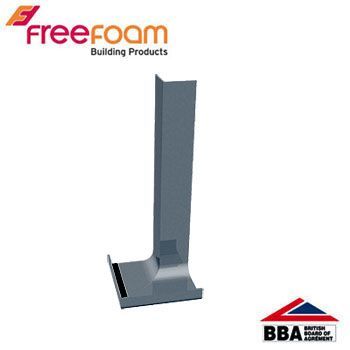 Product image for uPVC Fascia Board Internal Corner (Square Edge) 300mm - Dark Grey