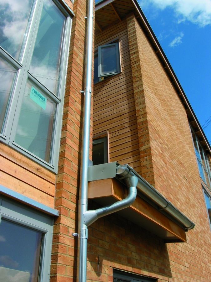 Product image for Lindab 100mm Half Round Steel Guttering - Silver Metallic