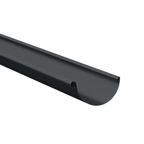 Product image for Lindab 100mm Half Round Gutter - Anthracite Grey
