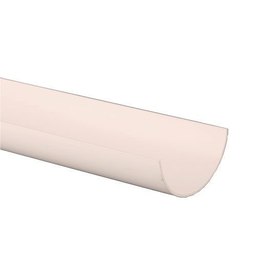Product image for Brett Martin Plastic Guttering Half Round Style 2m Length 112mm - White